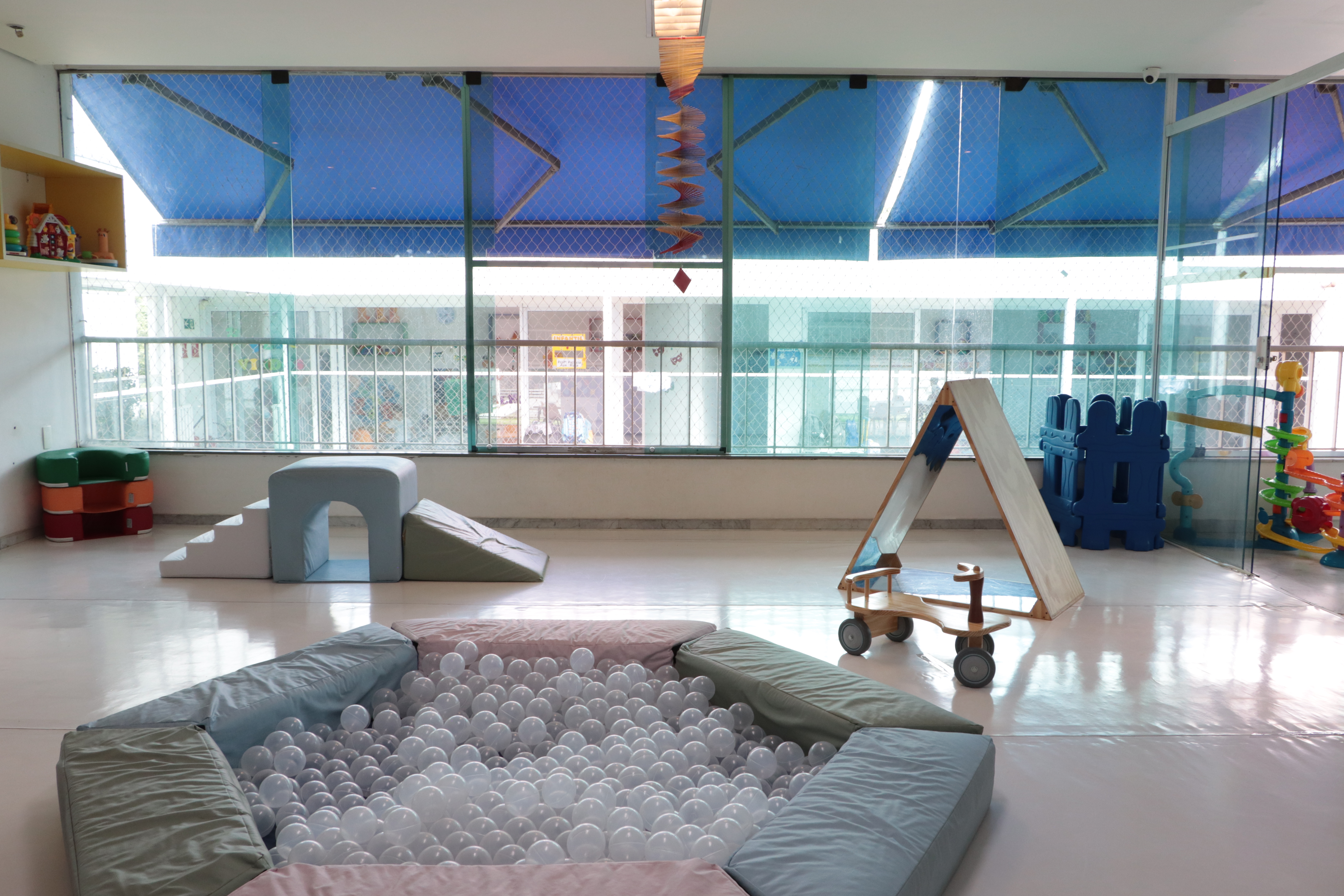 Sala do berçário, ambiente acolhedor